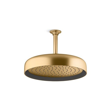 Kohler Statement 1F 254Mm/10  Round Rainhead Vibrant Brushed Moderne Brass 26291-2MB